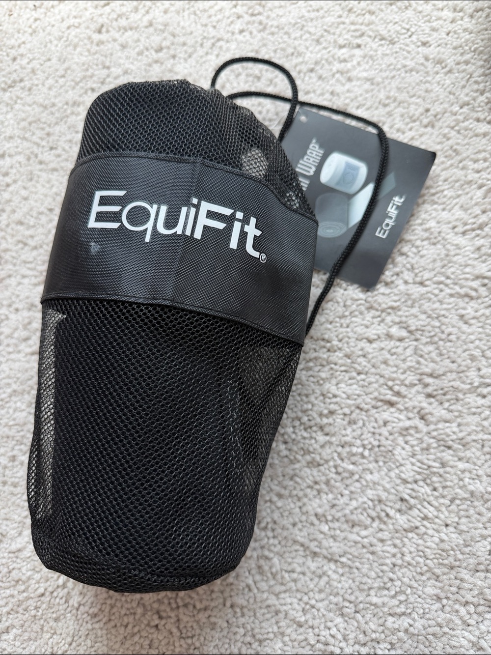 EquiFit Black T-Sport Wrap Horse size Pair. Brand New $124